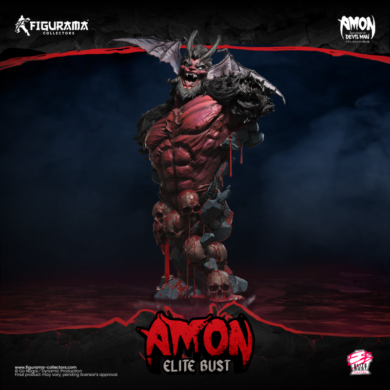 Figurama Collectors《AMON 惡魔人默示錄》安蒙（Amon）1/4 比例半身胸像 能與神匹敵的惡魔族第一勇者！