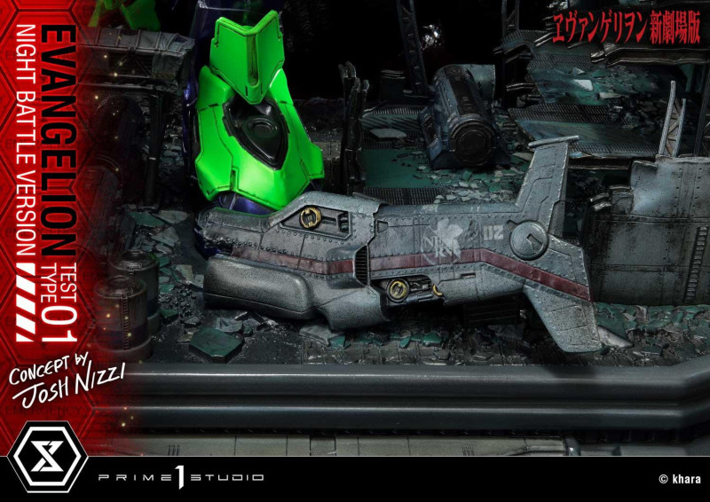 Prime 1 Studio『EVA 初號機 夜間戰鬥版（Concept By Josh Nizzi）』雕像 十週年限量500體！