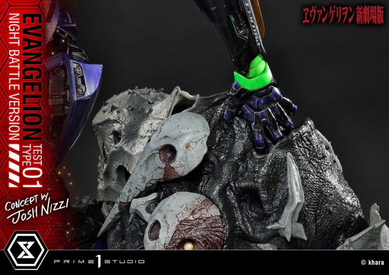 Prime 1 Studio『EVA 初號機 夜間戰鬥版（Concept By Josh Nizzi）』雕像 十週年限量500體！