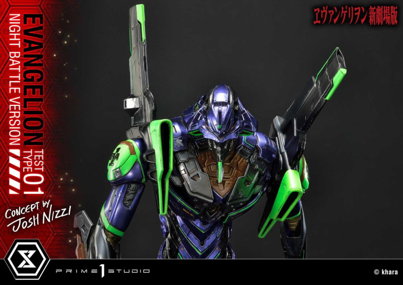 Prime 1 Studio『EVA 初號機 夜間戰鬥版（Concept By Josh Nizzi）』雕像 十週年限量500體！