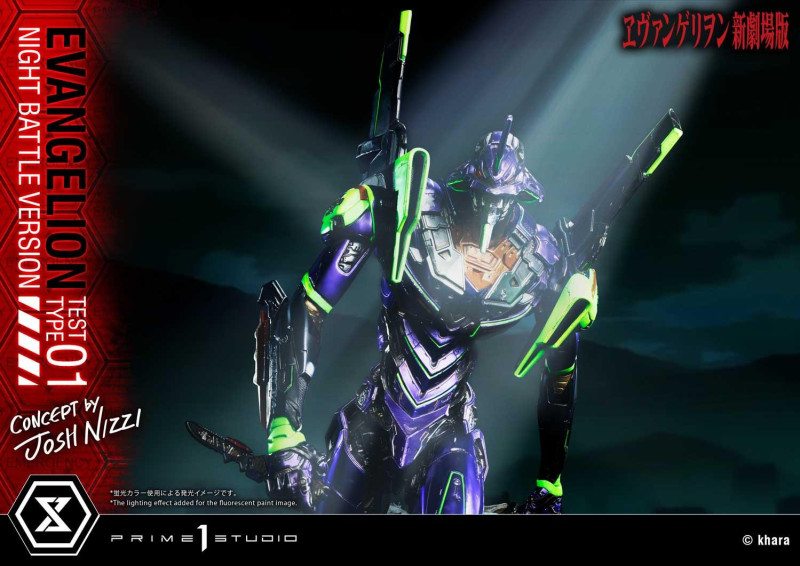 Prime 1 Studio『EVA 初號機 夜間戰鬥版（Concept By Josh Nizzi）』雕像 十週年限量500體！