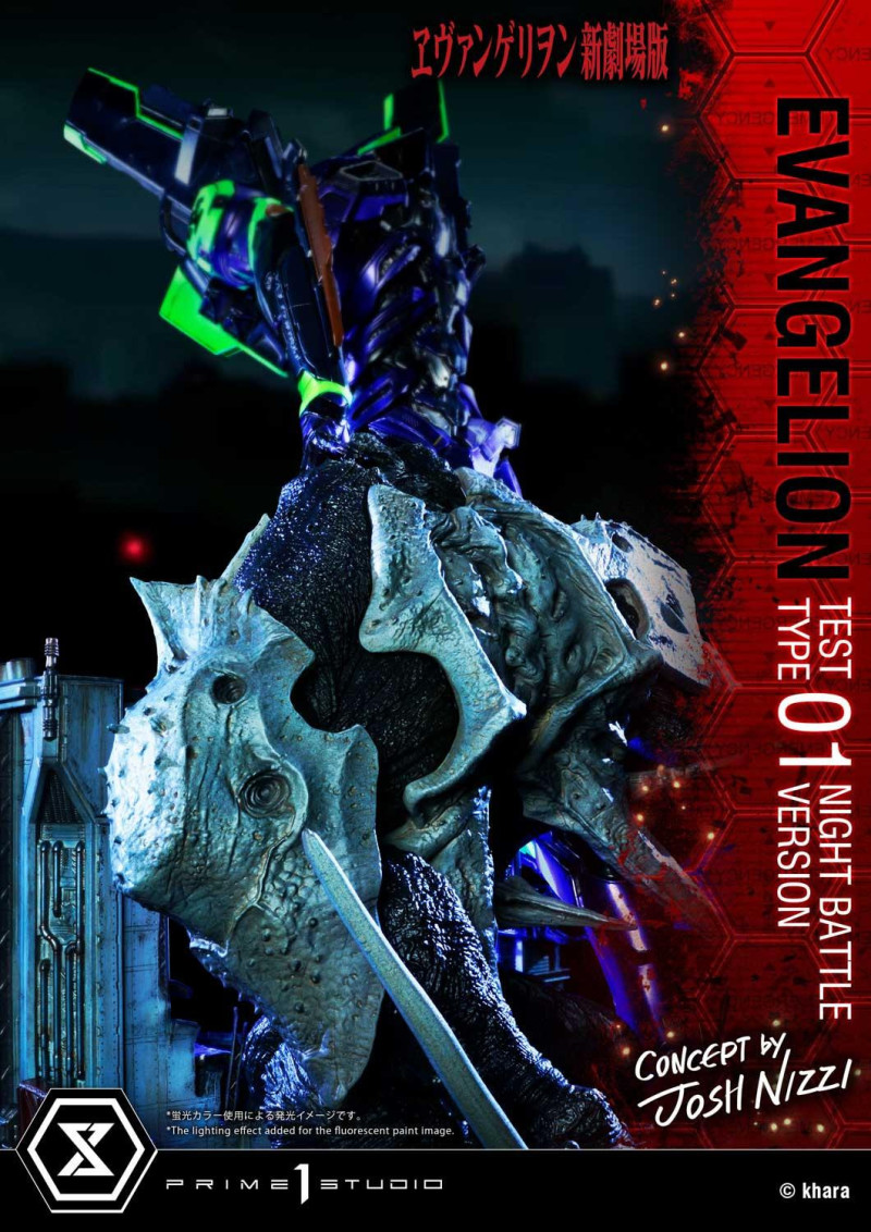 Prime 1 Studio『EVA 初號機 夜間戰鬥版（Concept By Josh Nizzi）』雕像 十週年限量500體！