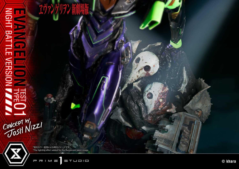 Prime 1 Studio『EVA 初號機 夜間戰鬥版（Concept By Josh Nizzi）』雕像 十週年限量500體！
