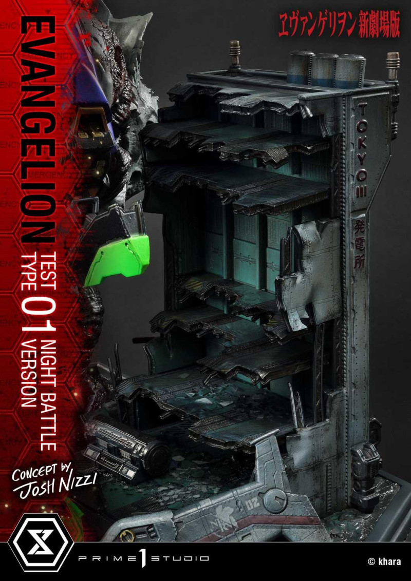 Prime 1 Studio『EVA 初號機 夜間戰鬥版（Concept By Josh Nizzi）』雕像 十週年限量500體！