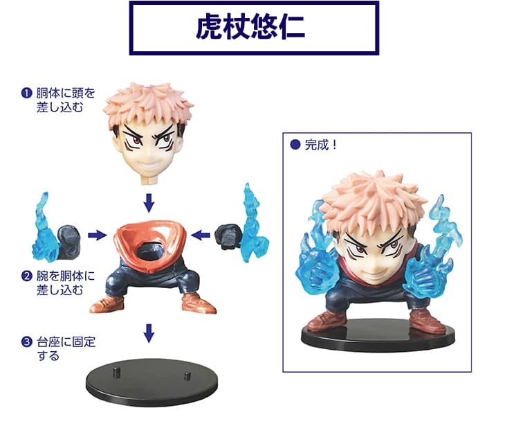 超級虎杖宙斯！LOTTE 聖魔大戰×咒術迴戰 巧克力餅乾 推出五款海洋堂特製公仔