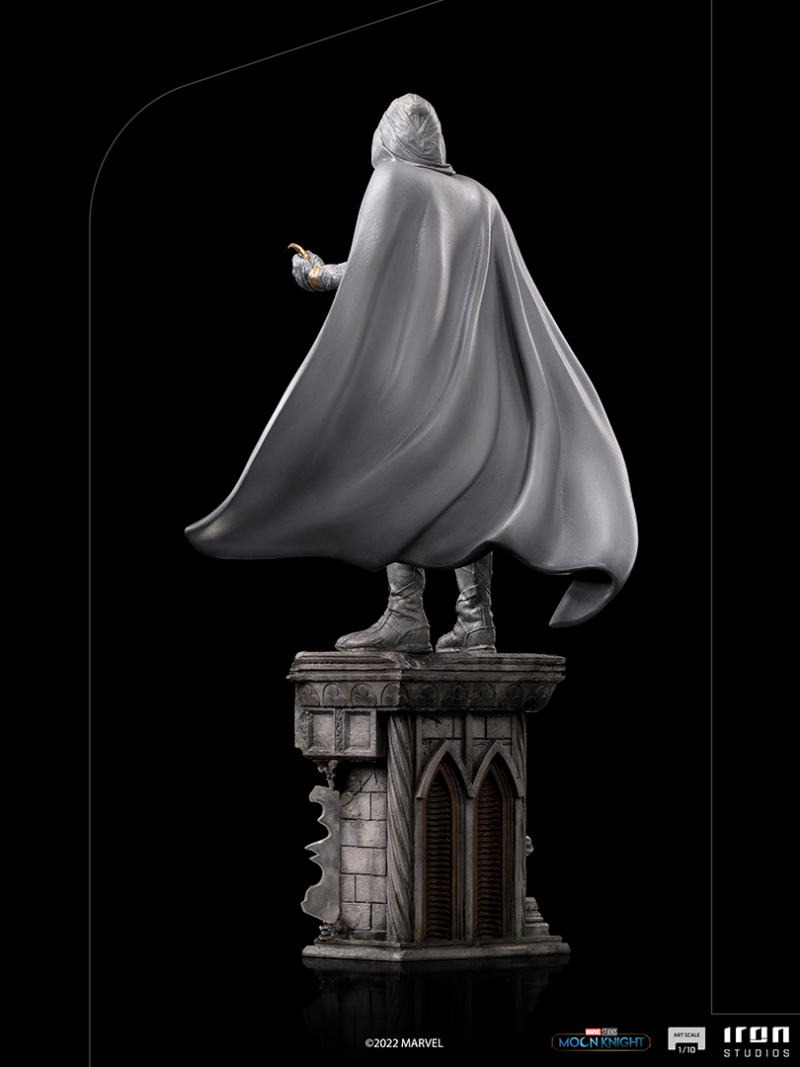 Iron Studios Art Scale 系列 MARVEL【月光騎士】Moon Knight 1/10 比例全身雕像