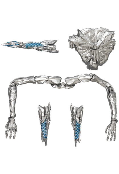 MAFEX《查克史奈德之正義聯盟》鋼骨 可動人偶 追加新規頭雕與四臂配件！