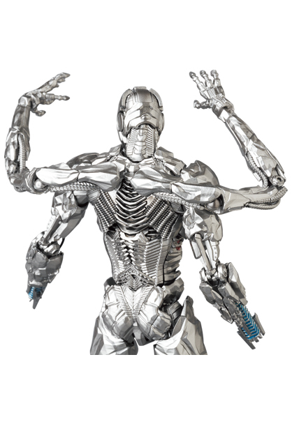 MAFEX《查克史奈德之正義聯盟》鋼骨 可動人偶 追加新規頭雕與四臂配件！