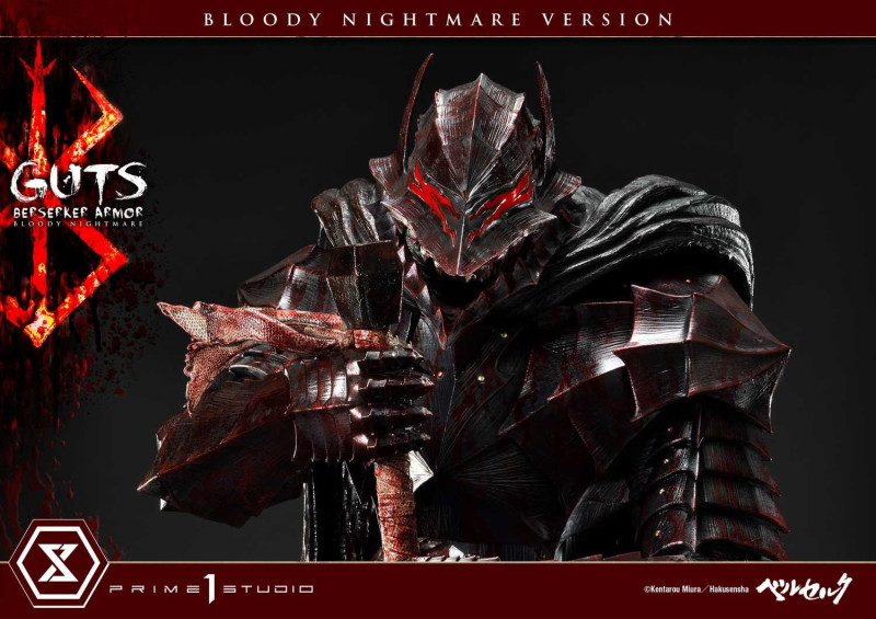 Prime 1 Studio《烙印勇士》凱茲（狂戰士鎧甲）Bloody Nightmare 版本 1/4 比例全身雕像
