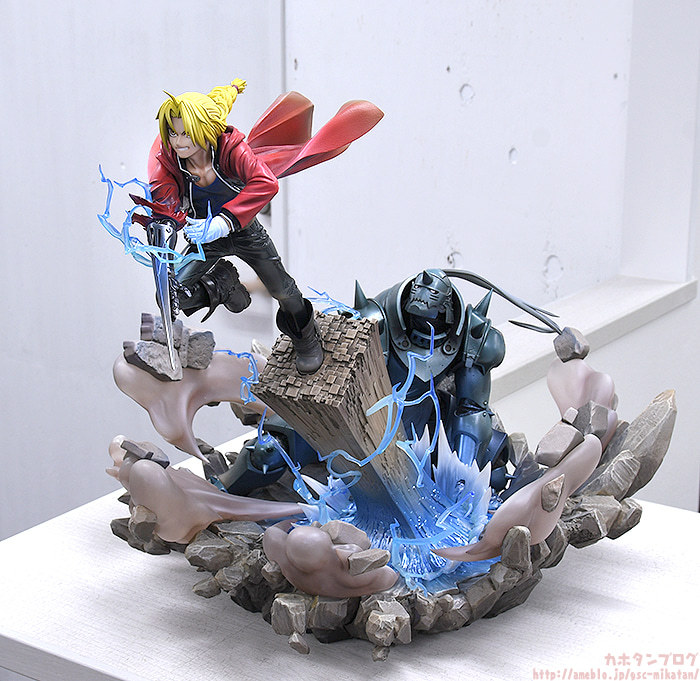 GSC《鋼之鍊金術師FA》愛德華&阿爾馮斯 40公分豪華雕像 艾力克兄弟共同作戰!