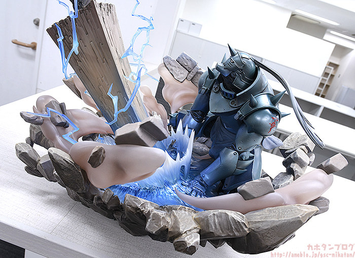 GSC《鋼之鍊金術師FA》愛德華&阿爾馮斯 40公分豪華雕像 艾力克兄弟共同作戰!