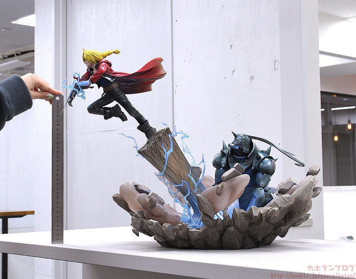 GSC《鋼之鍊金術師FA》愛德華&阿爾馮斯 40公分豪華雕像 艾力克兄弟共同作戰!