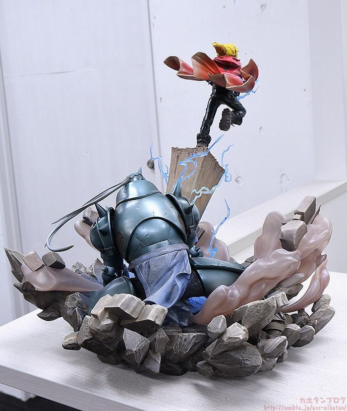 GSC《鋼之鍊金術師FA》愛德華&阿爾馮斯 40公分豪華雕像 艾力克兄弟共同作戰!