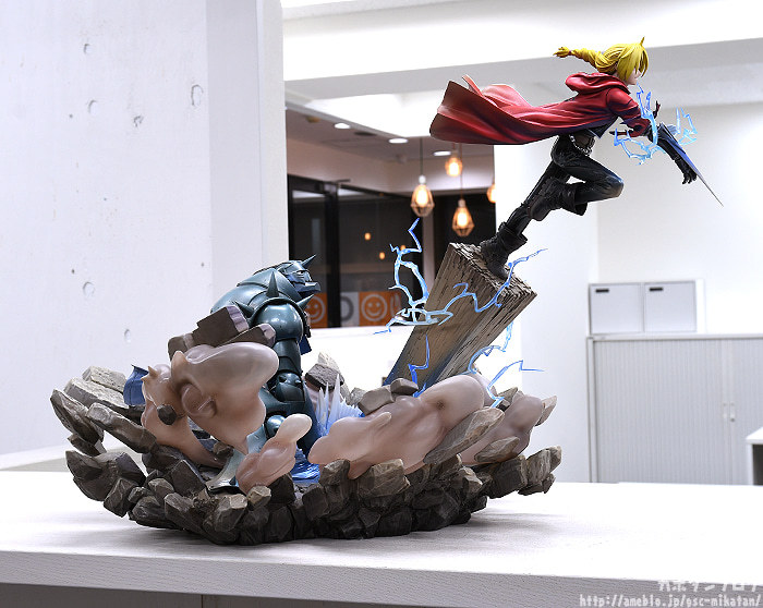 GSC《鋼之鍊金術師FA》愛德華&阿爾馮斯 40公分豪華雕像 艾力克兄弟共同作戰!