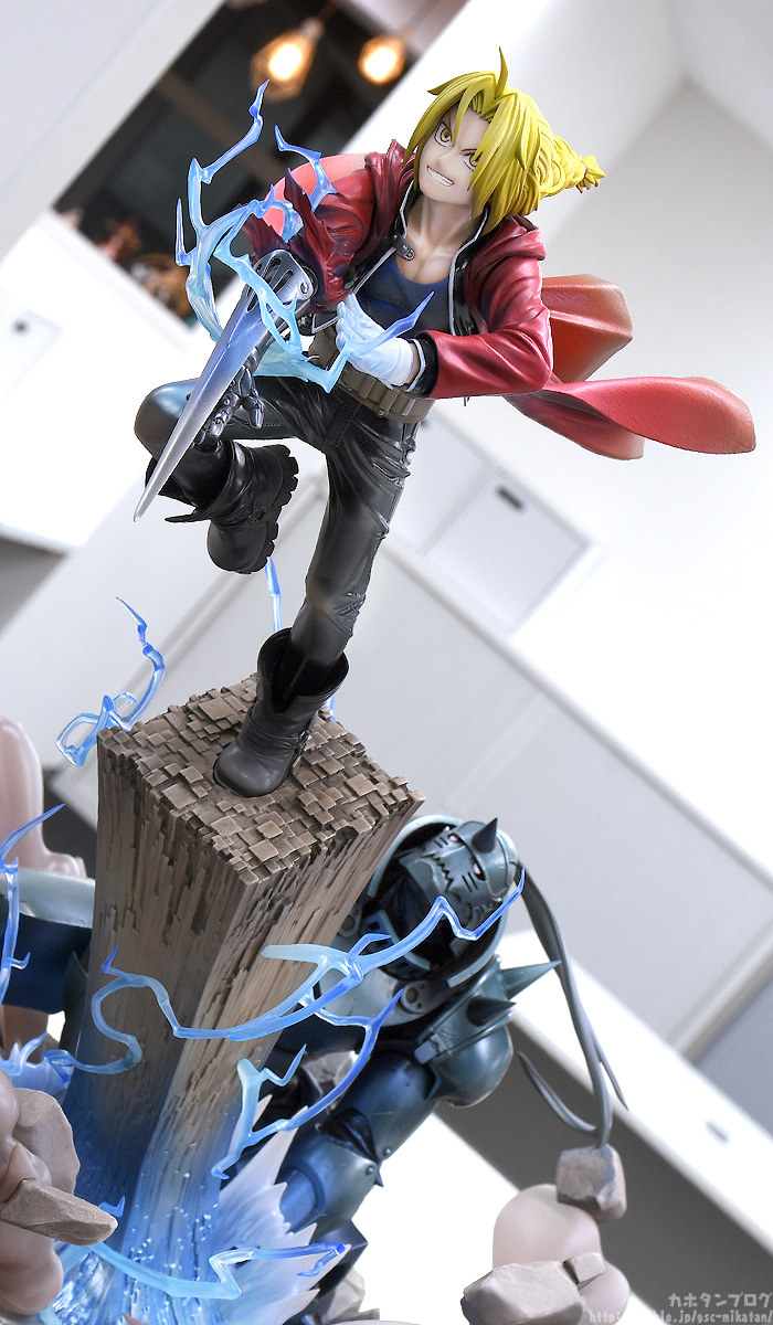 GSC《鋼之鍊金術師FA》愛德華&阿爾馮斯 40公分豪華雕像 艾力克兄弟共同作戰!