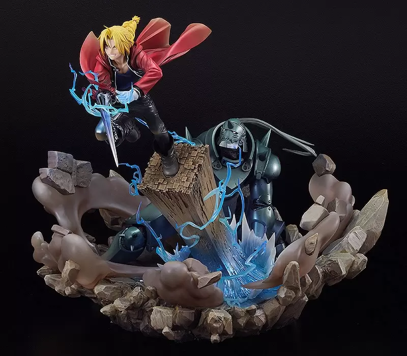 GSC《鋼之鍊金術師FA》愛德華&阿爾馮斯 40公分豪華雕像 艾力克兄弟共同作戰!