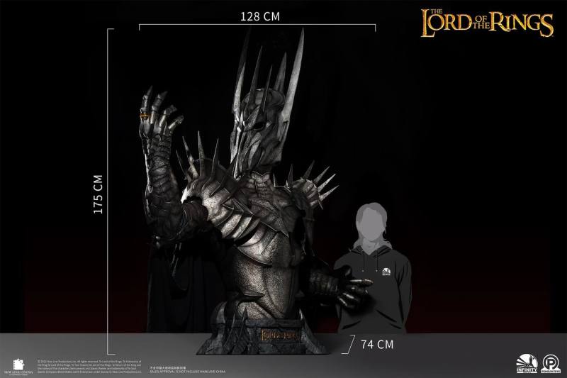 Infinity Studio × Penguin Toys《魔戒》索倫（Sauron）1/1 比例胸像 高達175公分大魄力！
