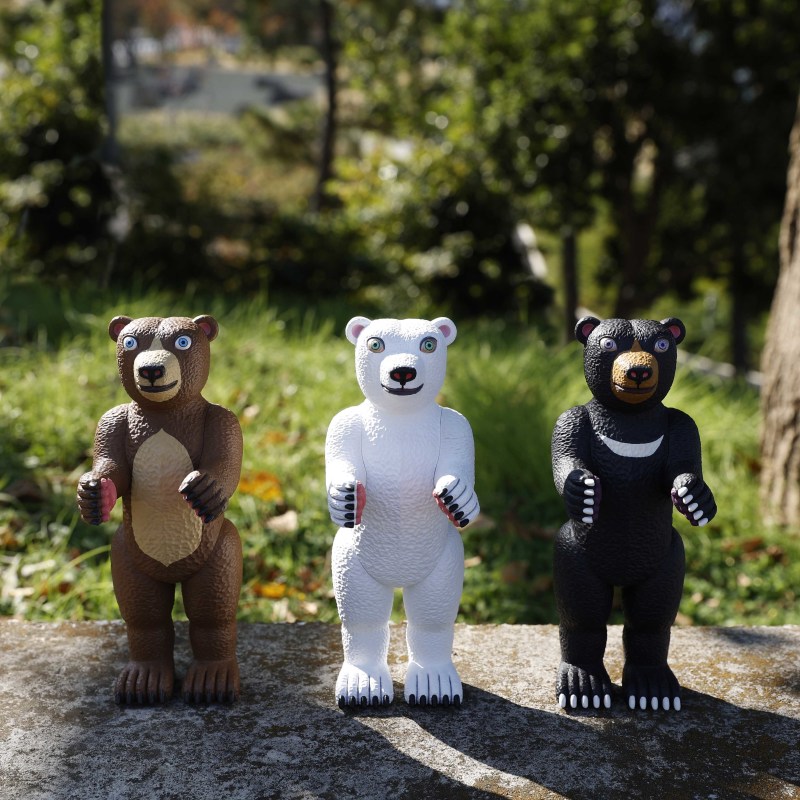 海洋堂【三沢厚彦 ANIMALS 熊】軟膠玩具 三色登場！