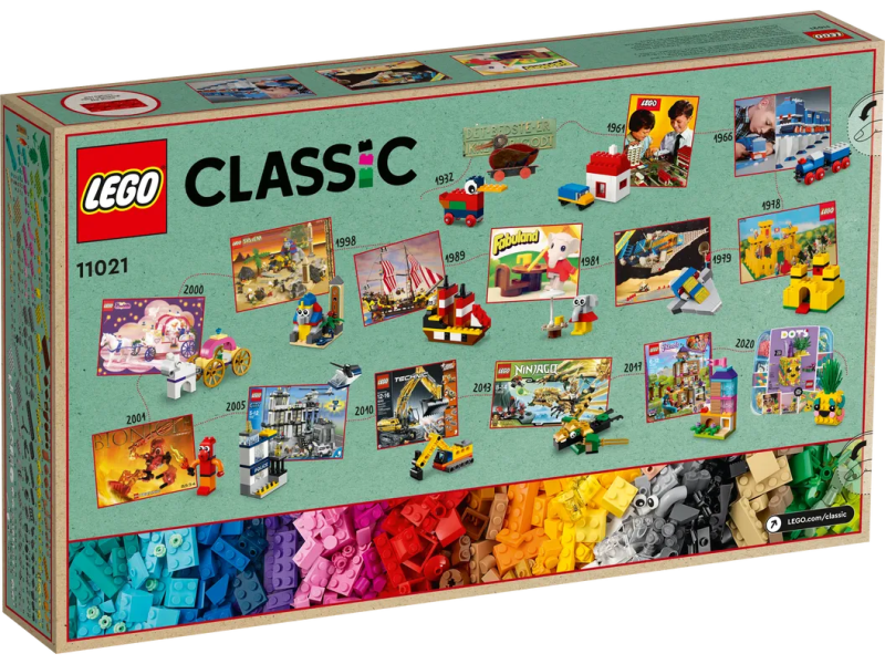 LEGO 11021 經典系列【90 年的玩樂】90 Years of Play 樂高數十年的精華完全濃縮!