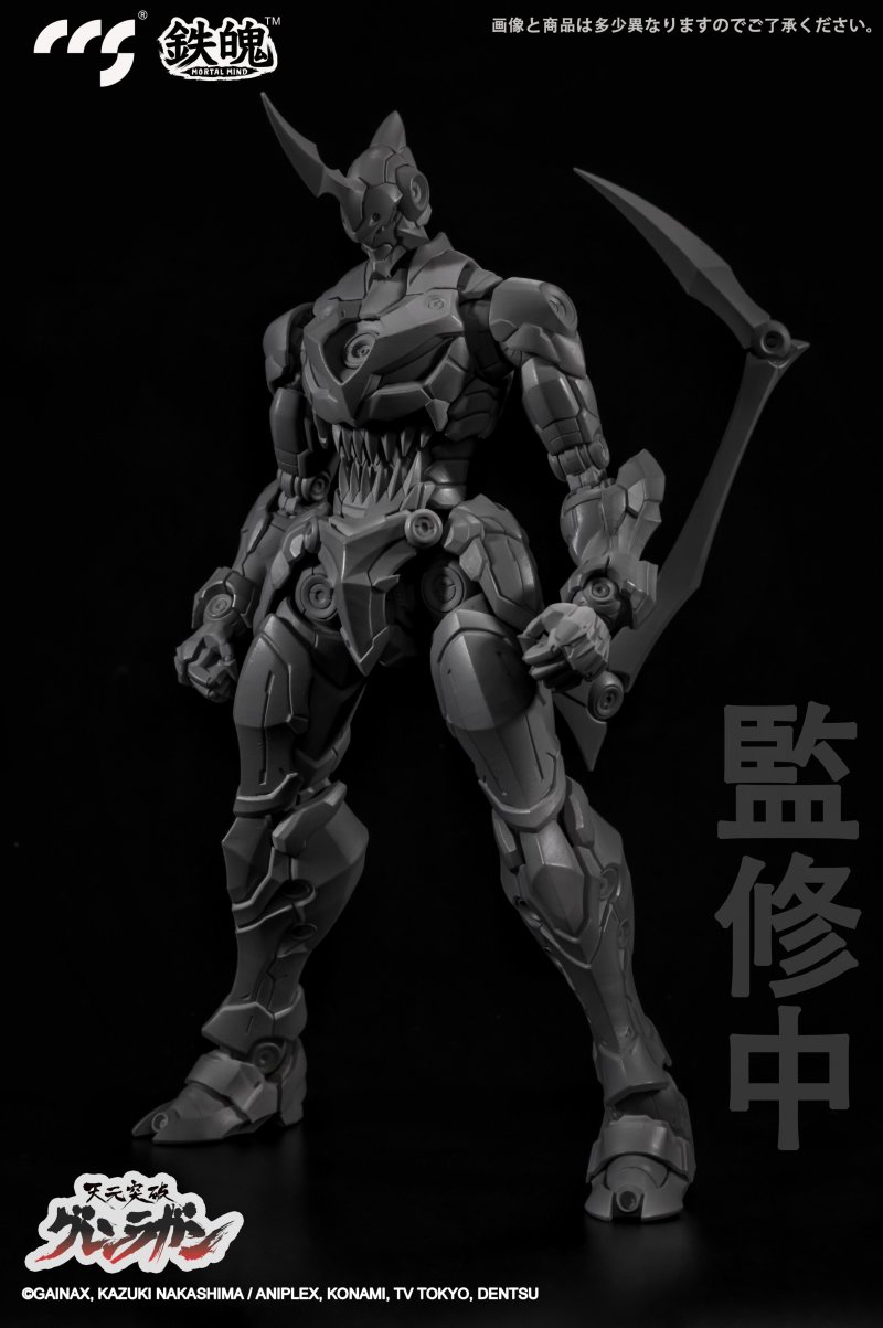 螺旋王座機 CCSTOYS『鐵魄 天元突破紅蓮螺巖 羅善巖』合金完成品原型公開！