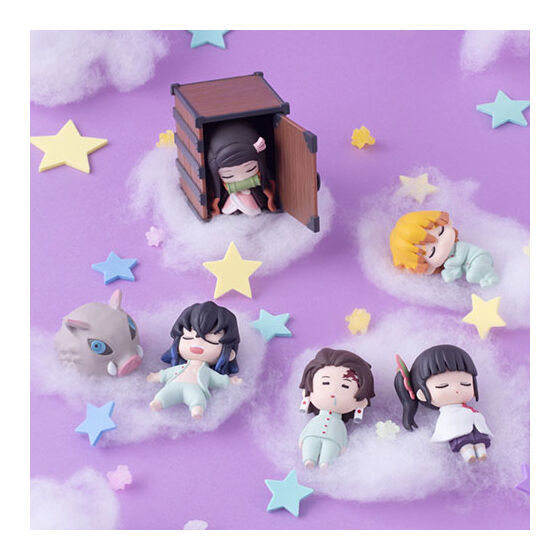 GASHAPON「鬼滅之刃 睡覺隊」轉蛋 呼呼大睡的超萌姿態現身！（鬼滅の刃 ねむらせ隊）