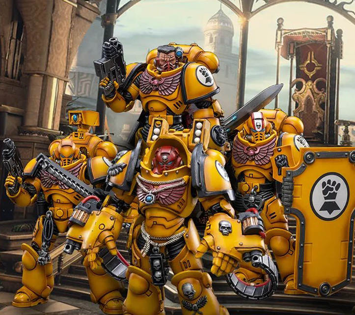 不屈的圍城戰大師！JOYTOY 1/18 《戰鎚40000》帝國之拳