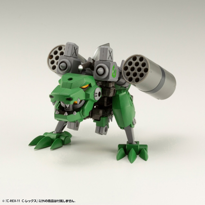 吵鬧的嘍囉霸王龍 機甲換裝EVOROIDS『C-REX-11 C-REX』預計 10 月發售！