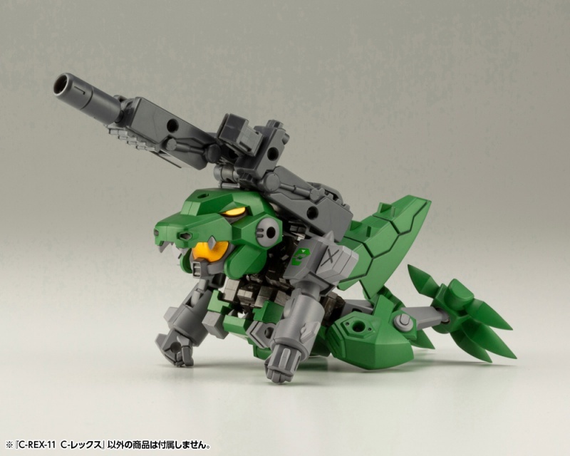 吵鬧的嘍囉霸王龍 機甲換裝EVOROIDS『C-REX-11 C-REX』預計 10 月發售！
