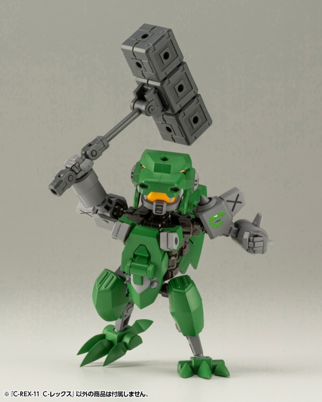 吵鬧的嘍囉霸王龍 機甲換裝EVOROIDS『C-REX-11 C-REX』預計 10 月發售！
