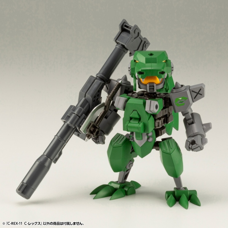 吵鬧的嘍囉霸王龍 機甲換裝EVOROIDS『C-REX-11 C-REX』預計 10 月發售！