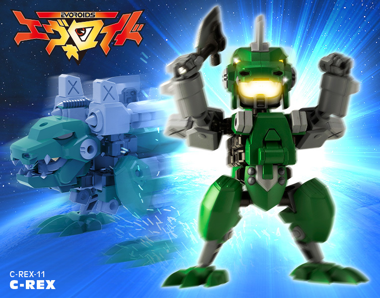 吵鬧的嘍囉霸王龍 機甲換裝EVOROIDS『C-REX-11 C-REX』預計 10 月發售！