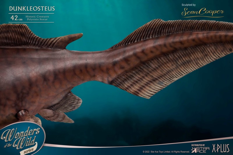 Star Ace Toys × X-Plus「鄧氏魚」雕像＆「鄧氏魚化石板」泥盆紀頂級海洋掠食者魄力登場！（DUNKLEOSTEUS &amp; FOSSIL）