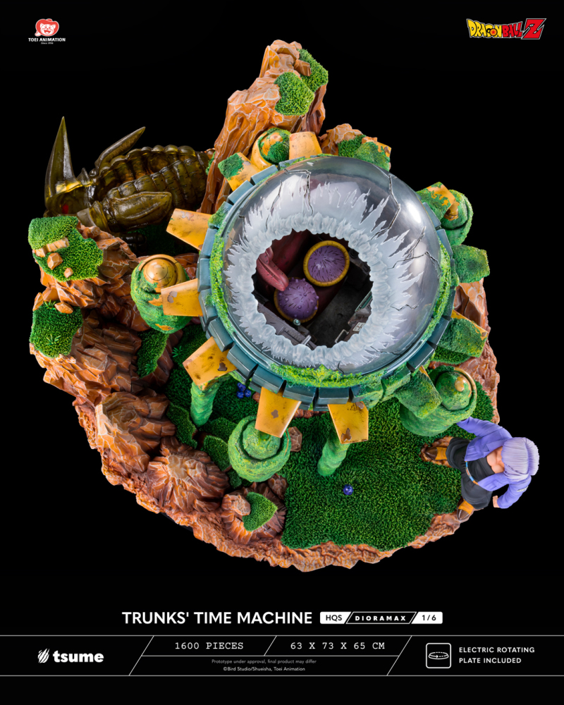 Tsume-Art HQS Dioramax《七龍珠Z》特南克斯的時光機（Trunks' Time Machine）1/6 比例場景雕像