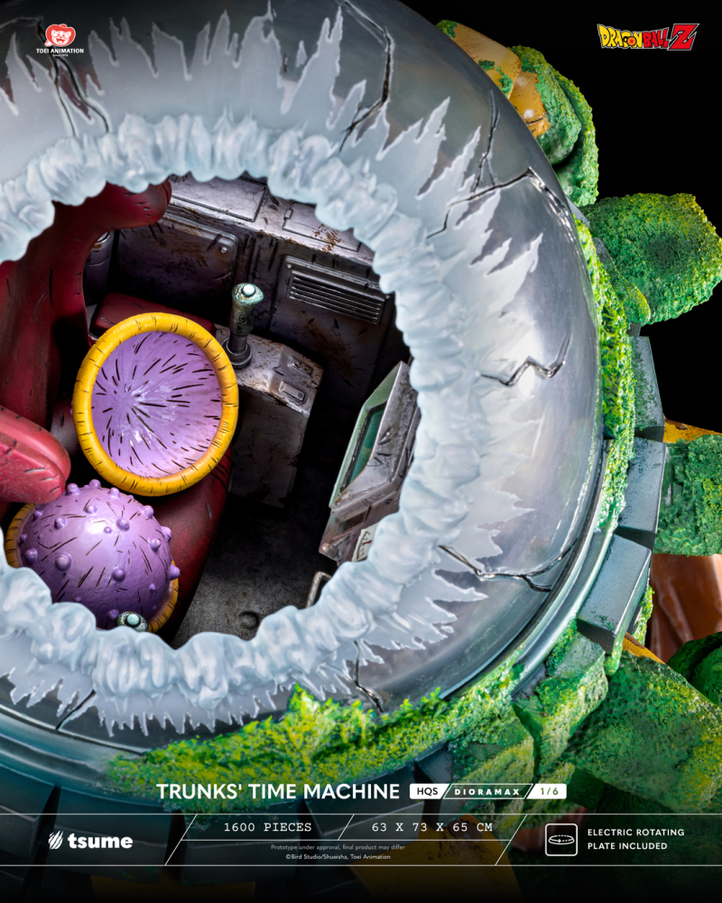 Tsume-Art HQS Dioramax《七龍珠Z》特南克斯的時光機（Trunks' Time Machine）1/6 比例場景雕像