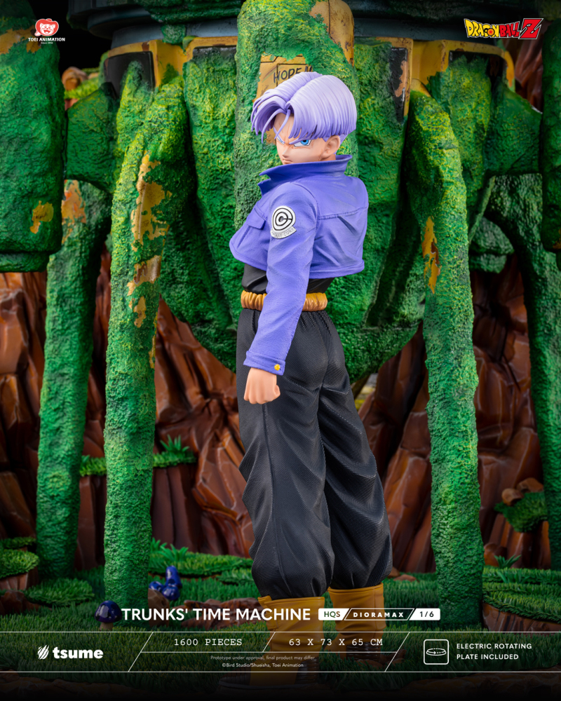 Tsume-Art HQS Dioramax《七龍珠Z》特南克斯的時光機（Trunks' Time Machine）1/6 比例場景雕像
