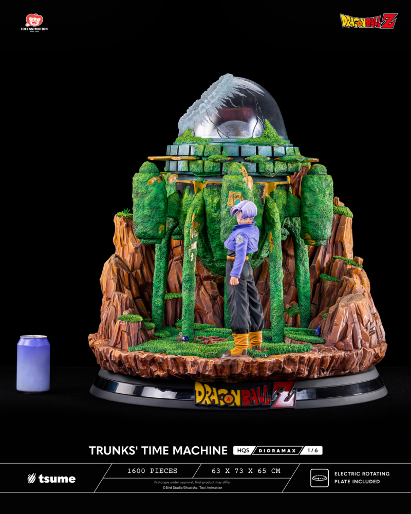 Tsume-Art HQS Dioramax《七龍珠Z》特南克斯的時光機（Trunks' Time Machine）1/6 比例場景雕像