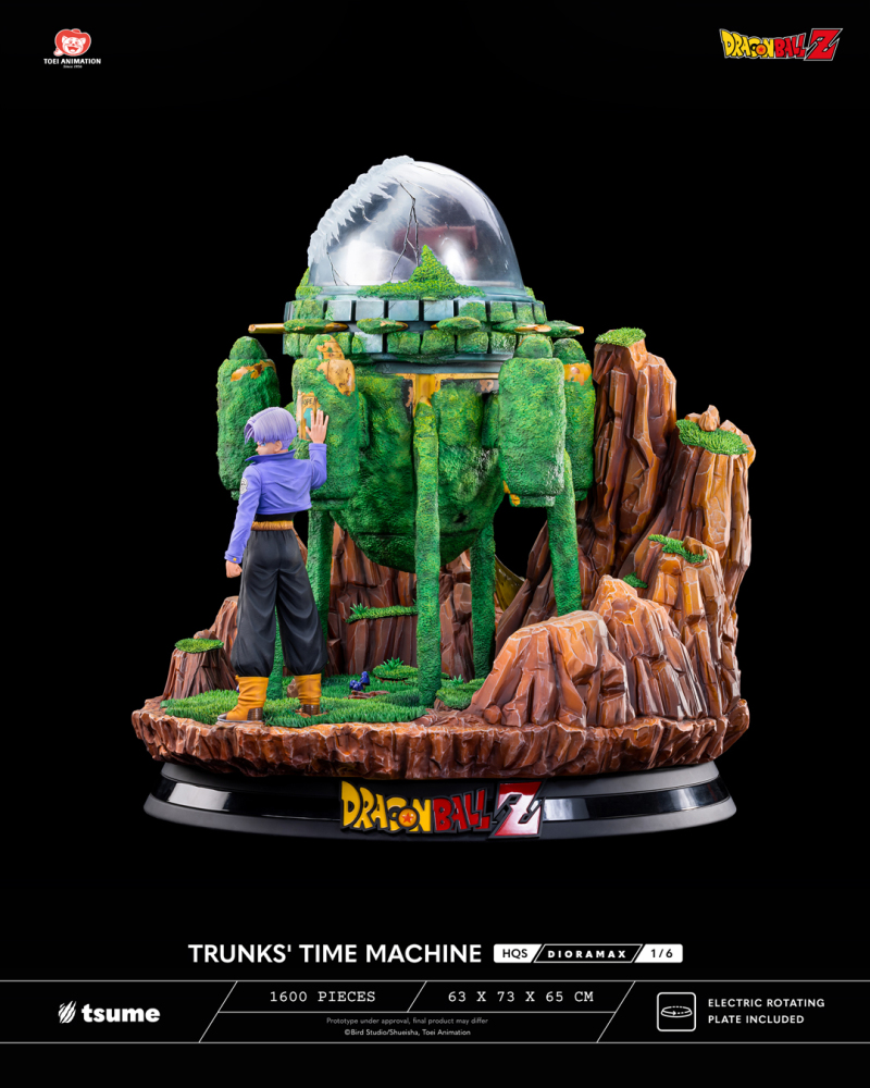 Tsume-Art HQS Dioramax《七龍珠Z》特南克斯的時光機（Trunks' Time Machine）1/6 比例場景雕像
