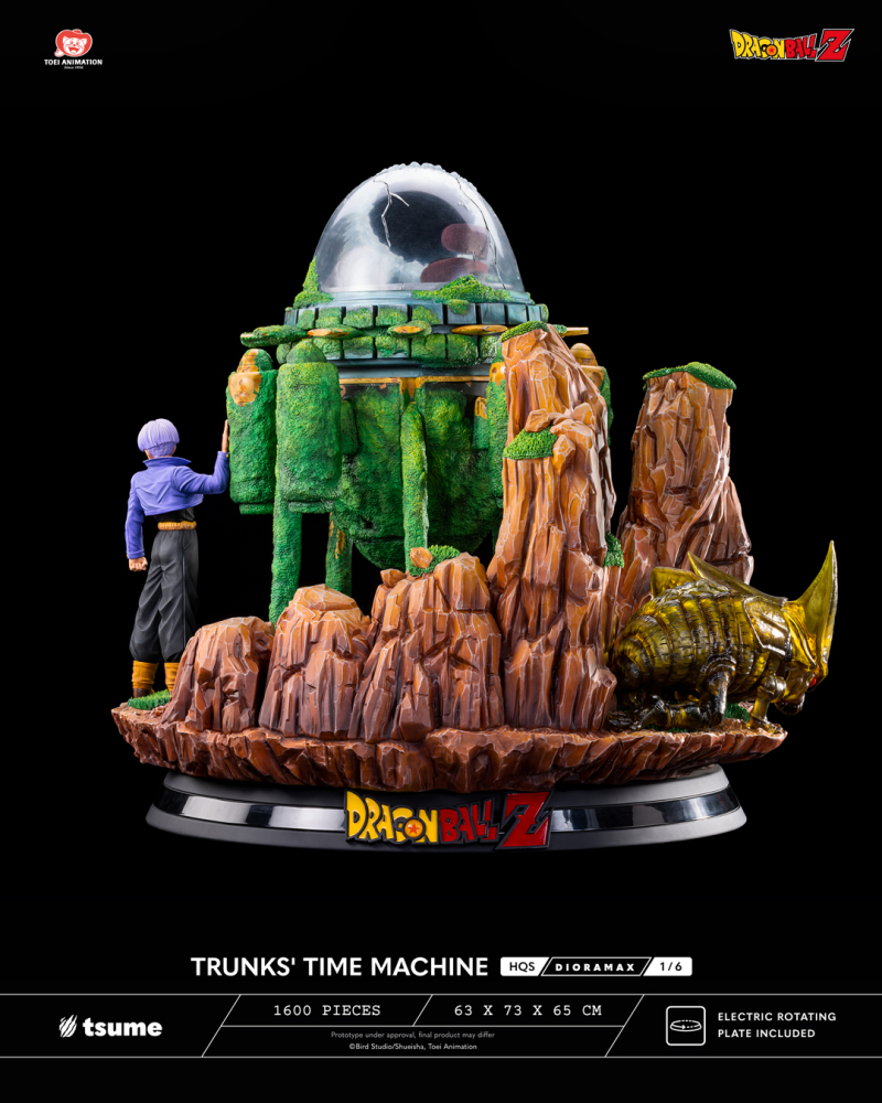 Tsume-Art HQS Dioramax《七龍珠Z》特南克斯的時光機（Trunks' Time Machine）1/6 比例場景雕像