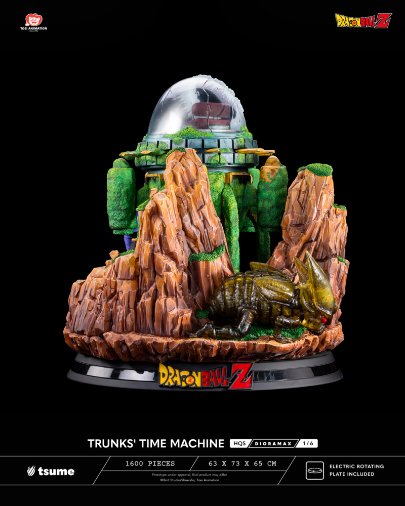 Tsume-Art HQS Dioramax《七龍珠Z》特南克斯的時光機（Trunks' Time Machine）1/6 比例場景雕像