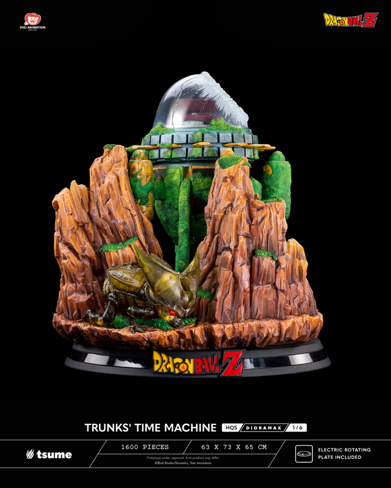 Tsume-Art HQS Dioramax《七龍珠Z》特南克斯的時光機（Trunks' Time Machine）1/6 比例場景雕像