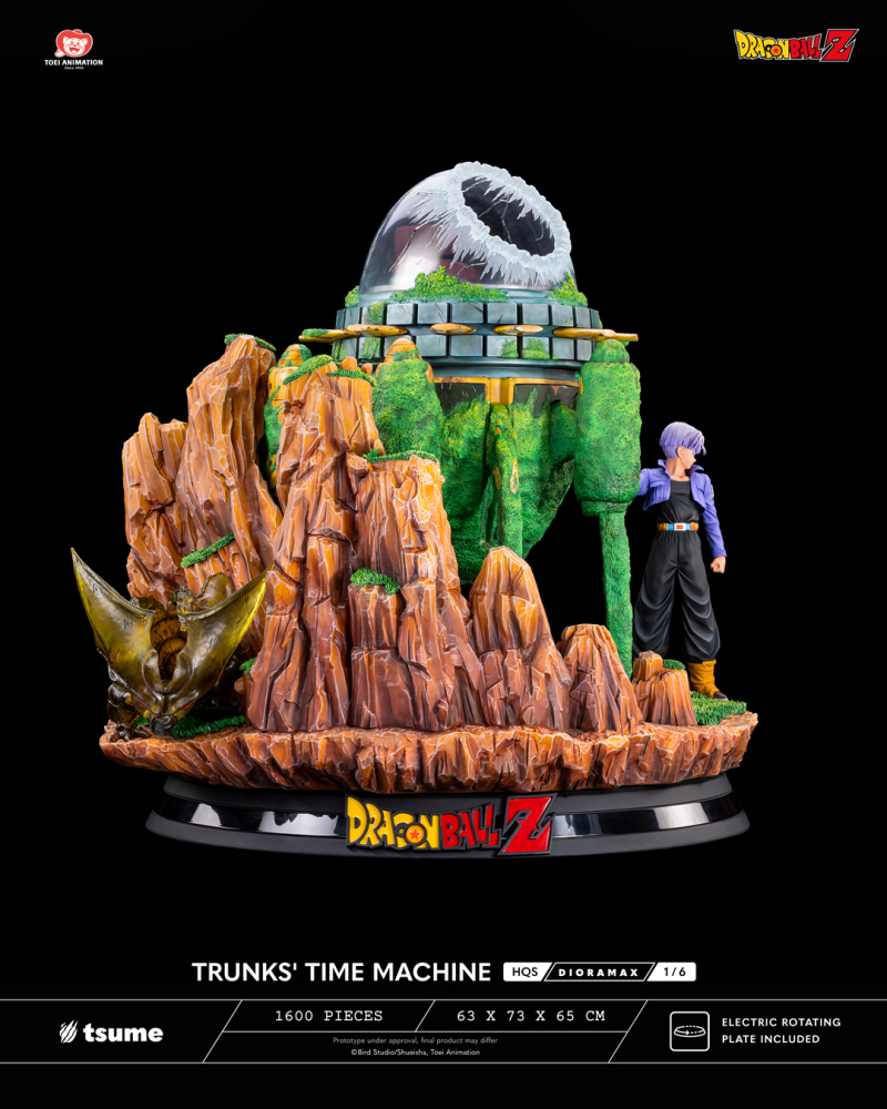 Tsume-Art HQS Dioramax《七龍珠Z》特南克斯的時光機（Trunks' Time Machine）1/6 比例場景雕像