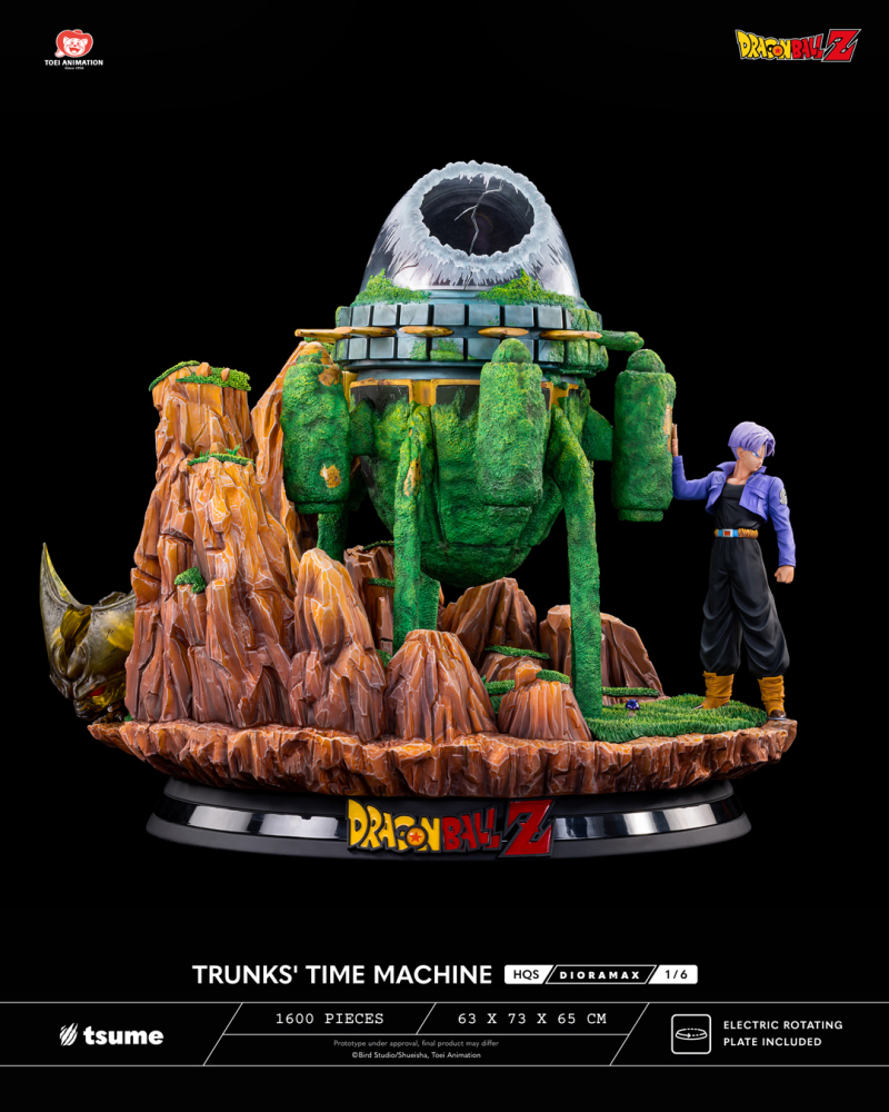 Tsume-Art HQS Dioramax《七龍珠Z》特南克斯的時光機（Trunks' Time Machine）1/6 比例場景雕像