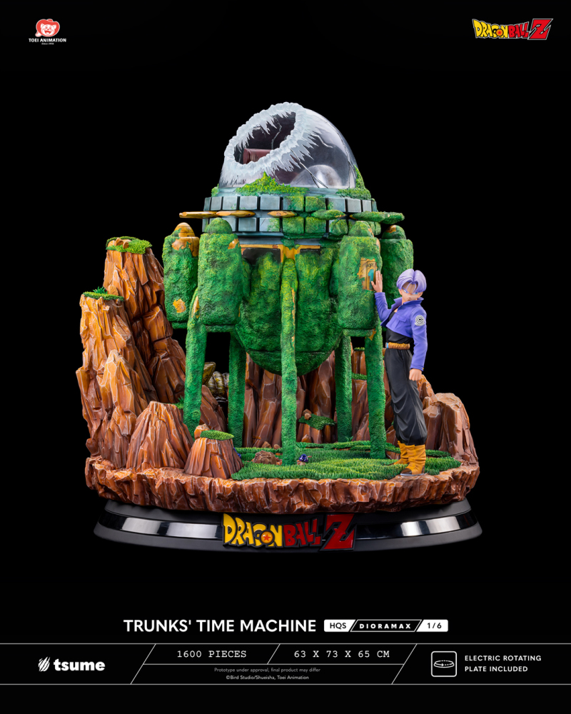 Tsume-Art HQS Dioramax《七龍珠Z》特南克斯的時光機（Trunks' Time Machine）1/6 比例場景雕像