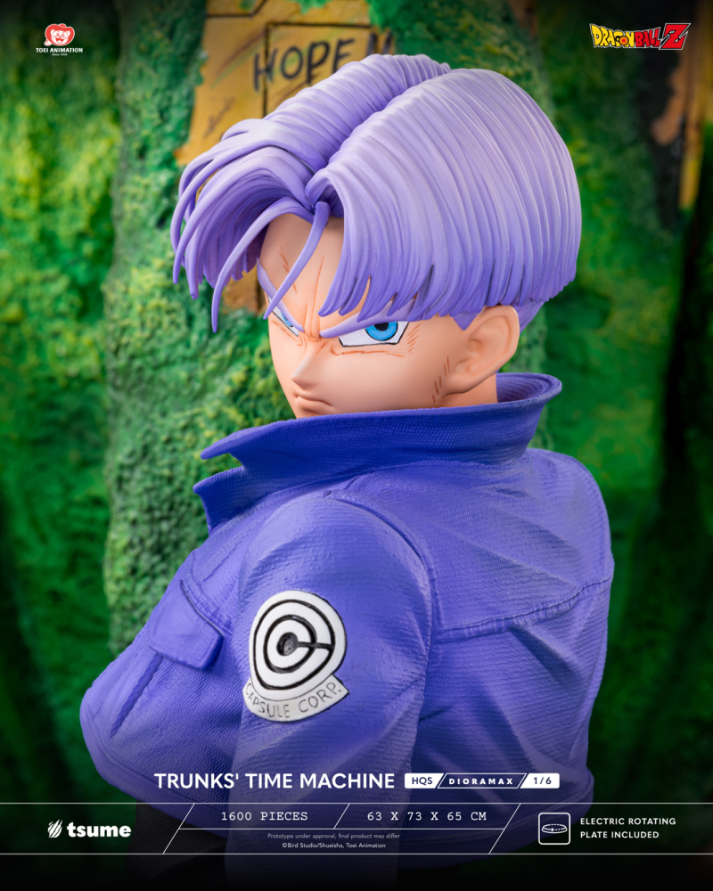 Tsume-Art HQS Dioramax《七龍珠Z》特南克斯的時光機（Trunks' Time Machine）1/6 比例場景雕像