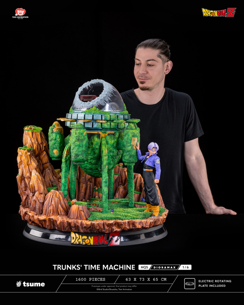 Tsume-Art HQS Dioramax《七龍珠Z》特南克斯的時光機（Trunks' Time Machine）1/6 比例場景雕像