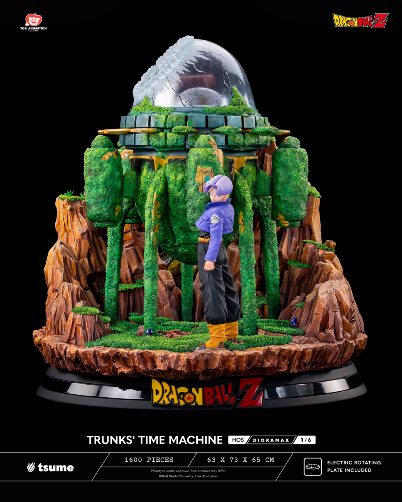 Tsume-Art HQS Dioramax《七龍珠Z》特南克斯的時光機（Trunks' Time Machine）1/6 比例場景雕像
