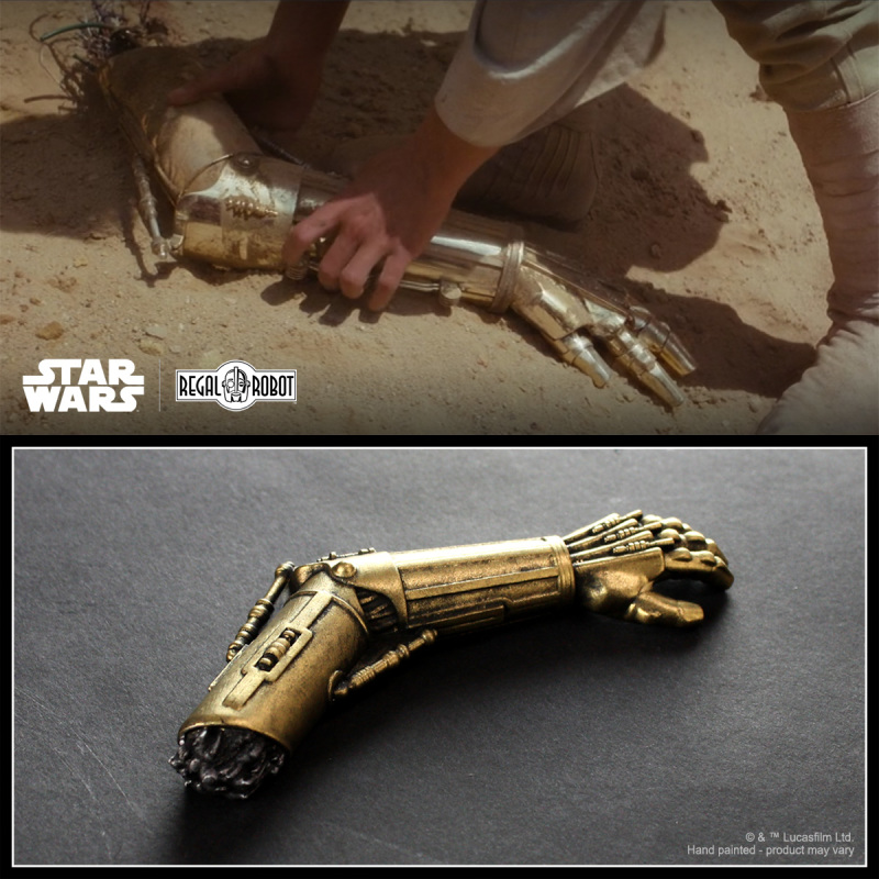 Regal Robot《星際大戰》禮儀機器人 C-3PO 的手臂磁鐵(Arm Magnet)一定是被塔斯肯人扯掉的!