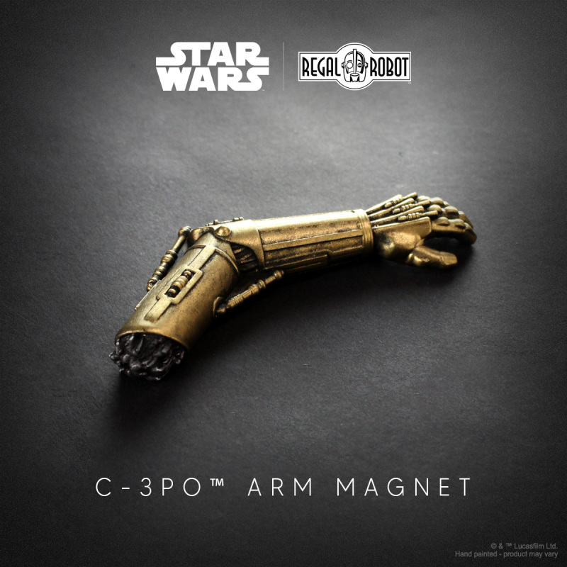 Regal Robot《星際大戰》禮儀機器人 C-3PO 的手臂磁鐵(Arm Magnet)一定是被塔斯肯人扯掉的!