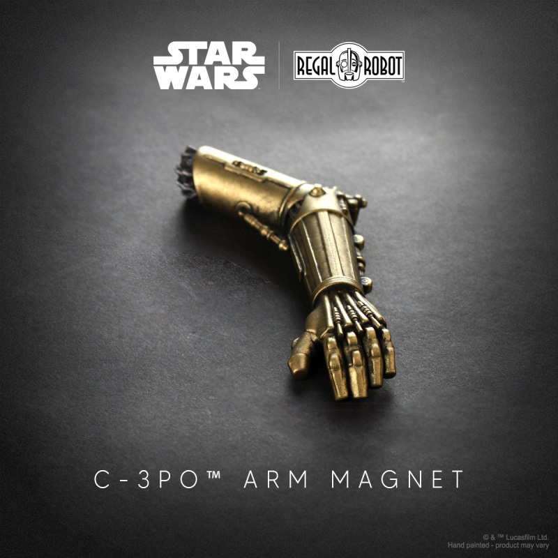Regal Robot《星際大戰》禮儀機器人 C-3PO 的手臂磁鐵(Arm Magnet)一定是被塔斯肯人扯掉的!