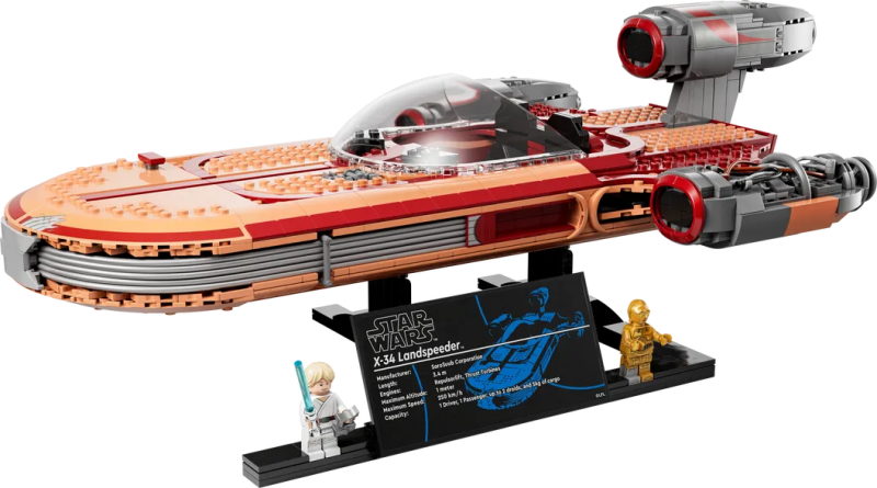 LEGO 75341《曙光乍現》路克·天行者的 X-34陸行艇（Luke Skywalker’s Landspeeder）